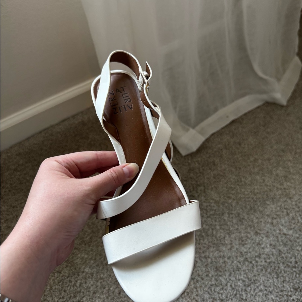 Elegant White Women's Sandals
